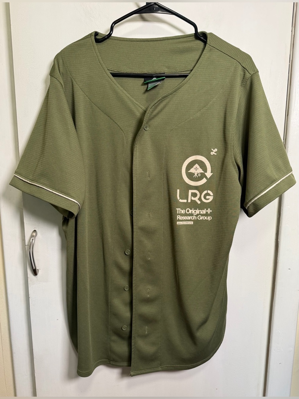 LRG Button Down Baseball Tee